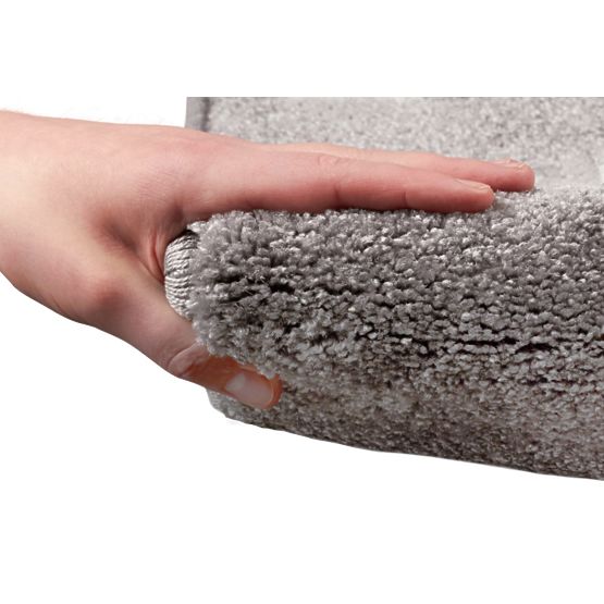 Covor rotund cu stea pentru copii – Argintiu/Albastru