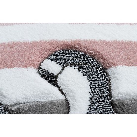 Covor rotund PETIT PONY Ponei, gri