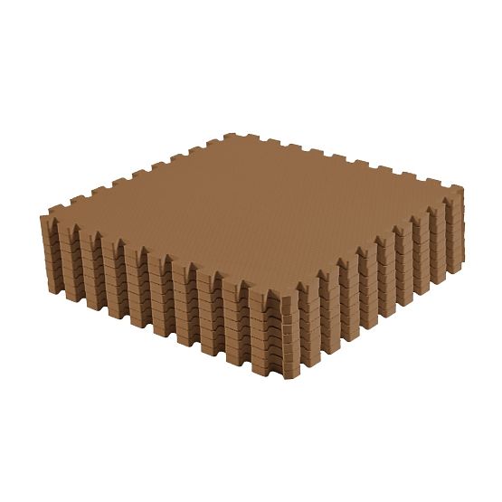 Covoraș de joacă TODDLEKIND 130 x 130 cm - Camel