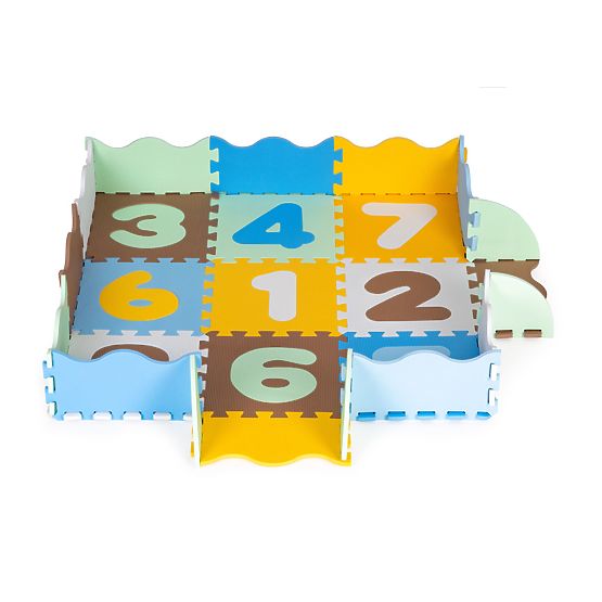 Covoraș educativ din spumă pentru copii - numere puzzle