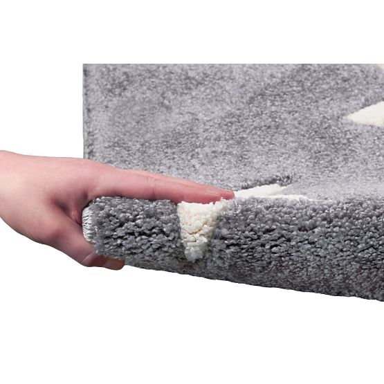 Covoras pentru copii - gri / alb STARLIGHT