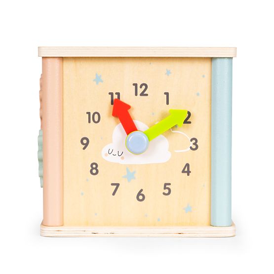 Cub educativ din lemn cu forme ECOTOYS