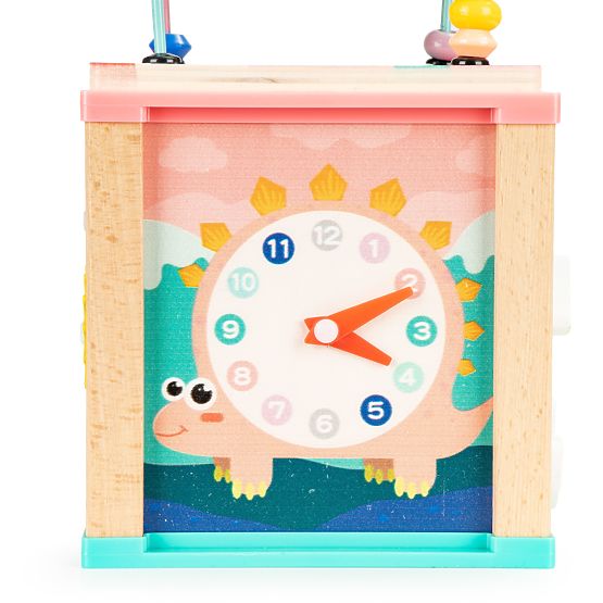 Cub educativ din lemn, sortator mula ECOTOYS