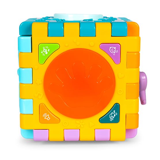 Cub educativ interactiv cu sortare și sunete 6 în 1