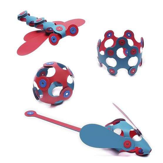 Cuburi magnetice Clixo Itsy, Roz-Turcoaz