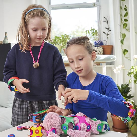 Cuburi magnetice Clixo Super Rainbow, 60 de elemente