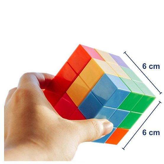Cuburi magnetice Magic Magnetic Cubes, 56 elemente
