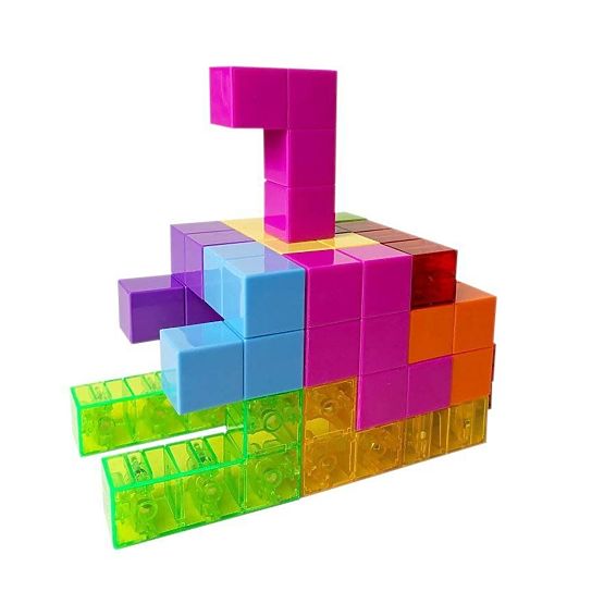 Cuburi magnetice Magic Magnetic Cubes, 56 elemente