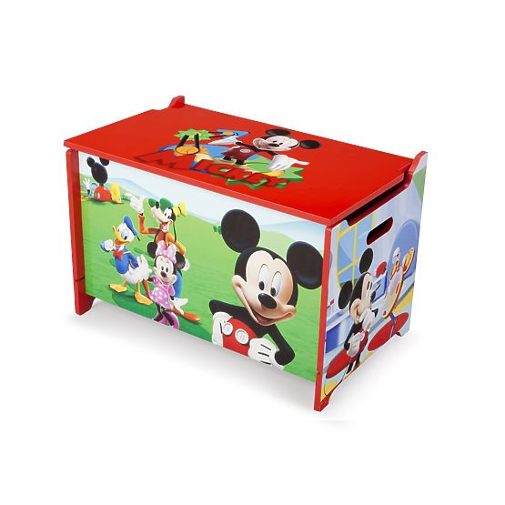 Cufăr de jucării din lemn – Mickey Șoricelul