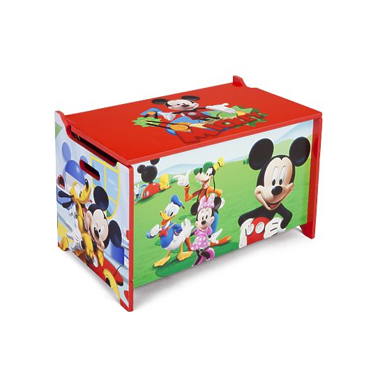 Cufăr de jucării din lemn – Mickey Șoricelul
