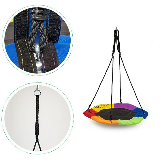 Cuib de berze leagăn colorat