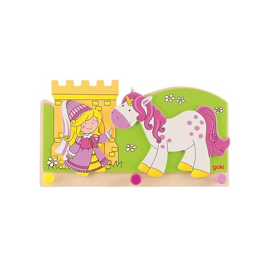 Cuier pentru haine Prințesă și unicorn