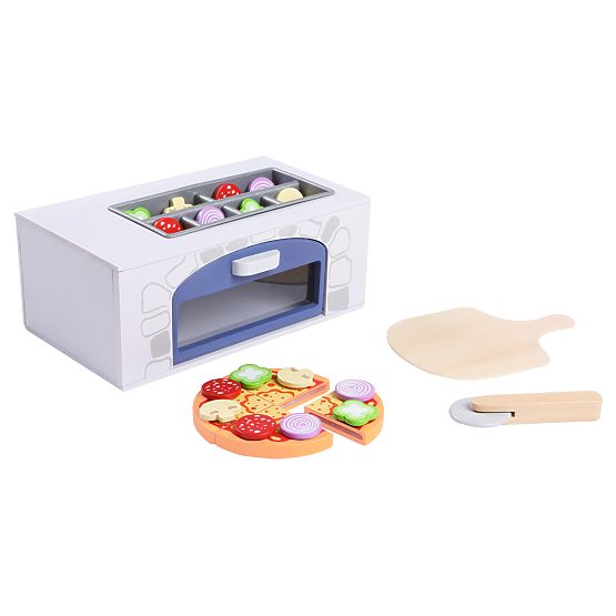 Cuptor pentru pizza din lemn cu accesorii