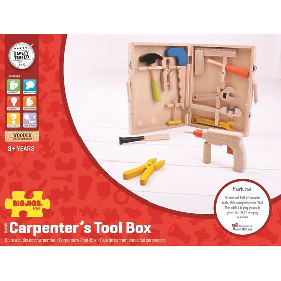 Cutie din lemn cu scule