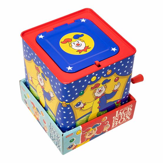Cutie muzicală Schylling cu Jack-in-the-box