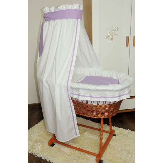 de răchită pat cu violet set lenjerie
