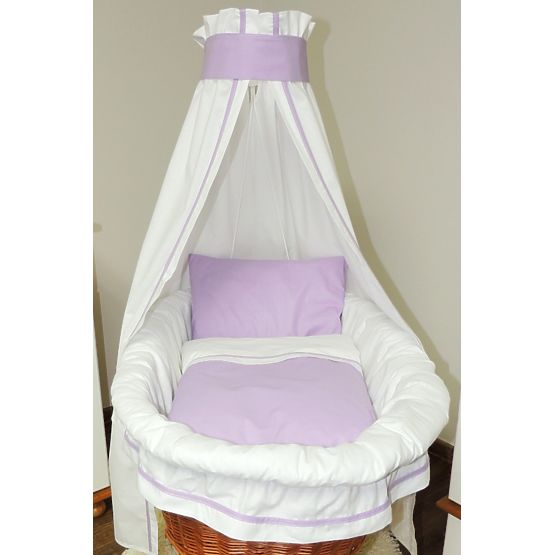 de răchită pat cu violet set lenjerie