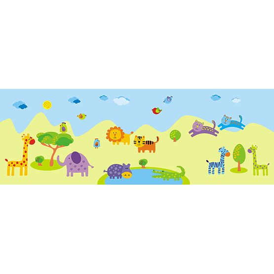 Decoatiune de perete Animale Safari (stanga-dreapta)