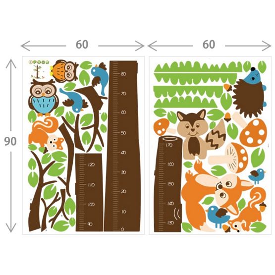 Decoratiune de perete – Copac cu vulpe