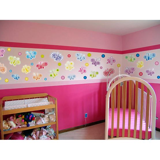 Decoratiune de perete cu fluturi