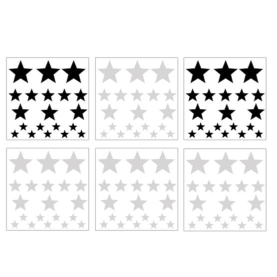 Decorațiune de perete DEKORNIK – model cu steluțe