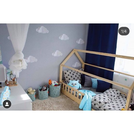 Decorațiune de perete DEKORNIK – nori 3D