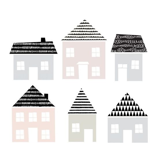 Decorațiune de perete DEKORNIK-TEMA UNUI ORAȘ SCANDINAV