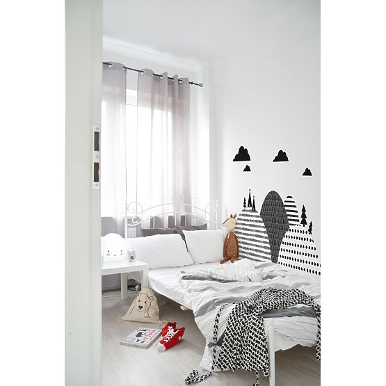 Decorațiuni de pus în spatele patului DEKORNIK-cu tema unor munți din Scandinavia