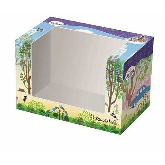 Detoa Mașină de lemn roz - Krtek în excursie