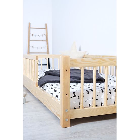 Pat de copii jos Montessori Ourbaby - natural