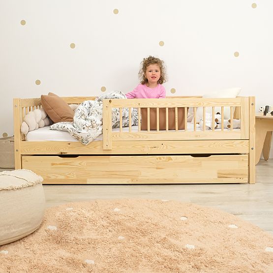 Pat pentru copii Teddy Plus - natural