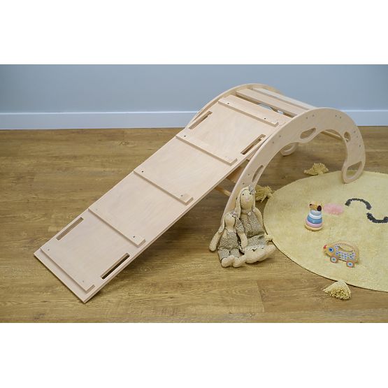 Diapozitiv montessori din lemn - natural