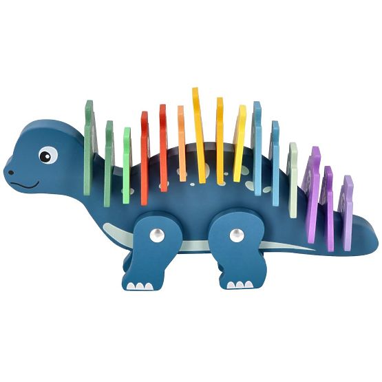 Dinozaur cu puzzle-uri numerice
