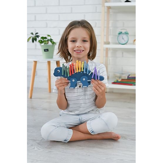 Dinozaur cu puzzle-uri numerice
