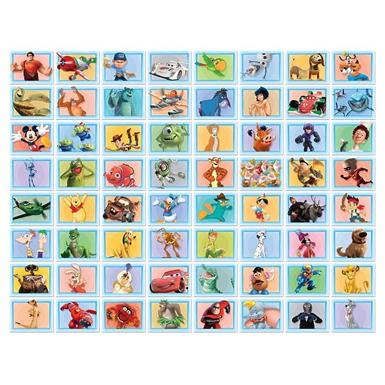 Disney decorare pe perete - colaj albastru