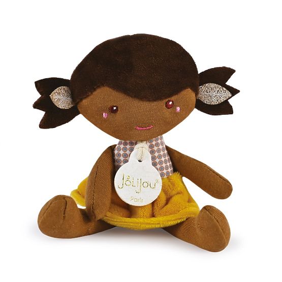 Doudou Jolijou Păpușa Léna 16 cm galbenă