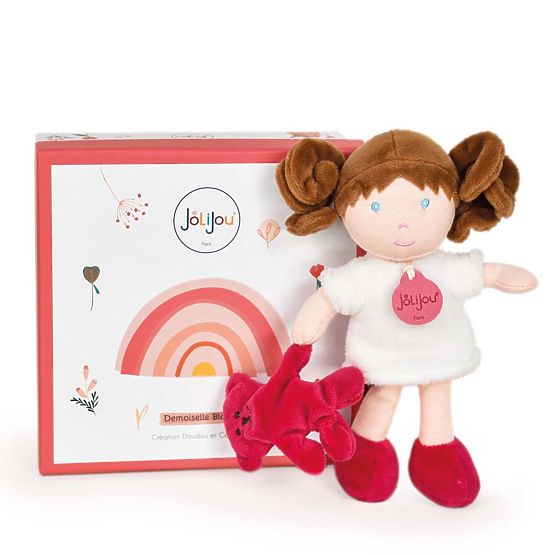 Doudou Jolijou Păpușa Miss Blanche 21 cm