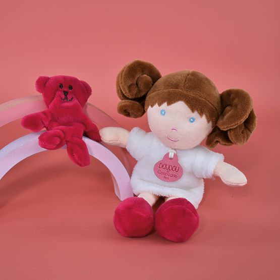 Doudou Jolijou Păpușa Miss Blanche 21 cm