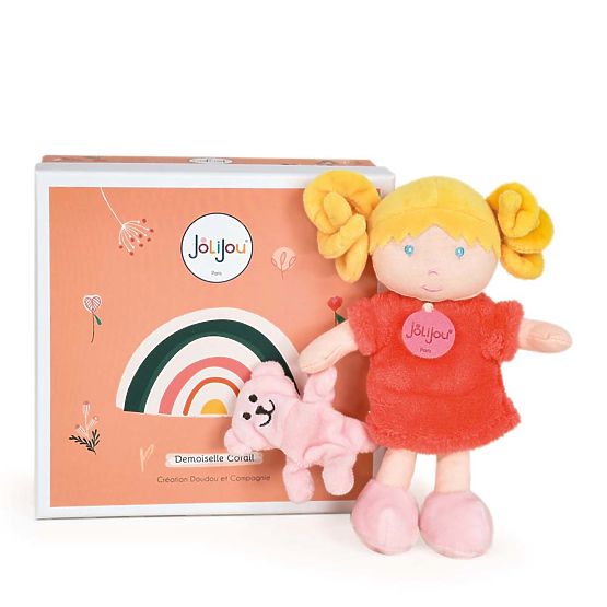 Doudou Jolijou Păpușa Miss Coral 21 cm