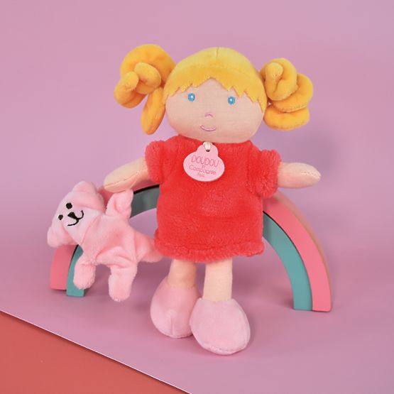 Doudou Jolijou Păpușa Miss Coral 21 cm