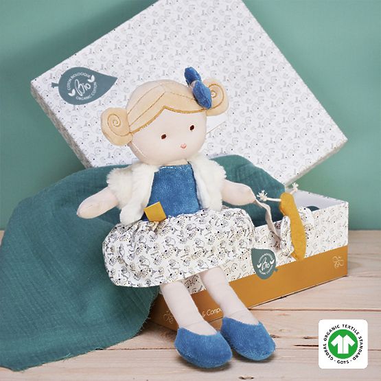Doudou Jolijou Păpușa Pollen și albină 25 cm