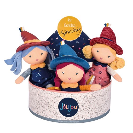 Doudou Jolijou Păpuși din pânză Vrăjitoare 24 cm