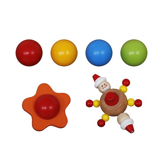 Pistă de bile din lemn Baller