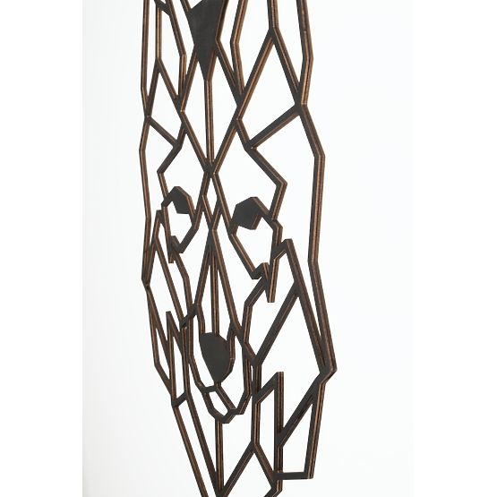 Pictură geometrică din lemn - Wolf - diferite culori