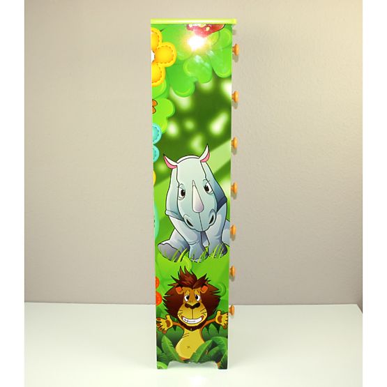Dulap cu sertare pentru copii cu tema Junglei-cu 7 sertare