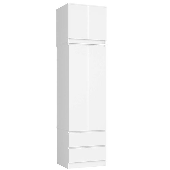 DULAP CU SUPRASTRUCTURĂ S60 2D 2SZ CLP PK ALB