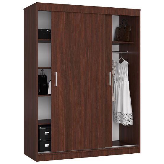 DULAP CU UȘI GLISANTE 150 cm CLP MONO WENGE