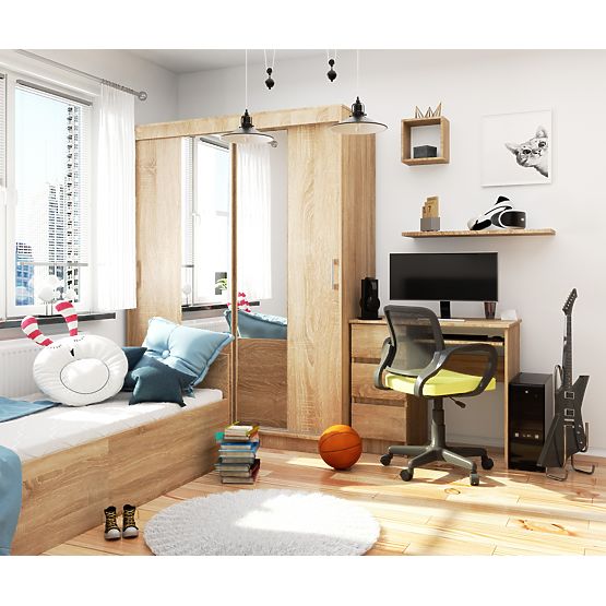 DULAP CU UȘI GLISANTE 150cm CLP SONOMA