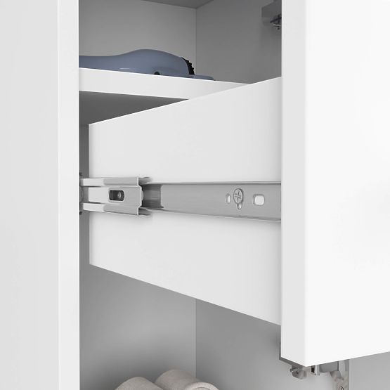 DULAP DE BAIE FIN COLOANĂ 30 2U 1S 85cm PK ALB