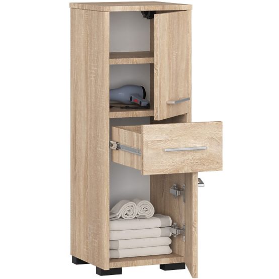DULAP DE BAIE FIN SLOUPEK 30 2D 1SZ 85cm PK STEJAR SONOMA